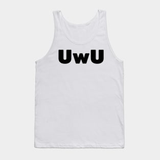 UwU Emoticon Tank Top